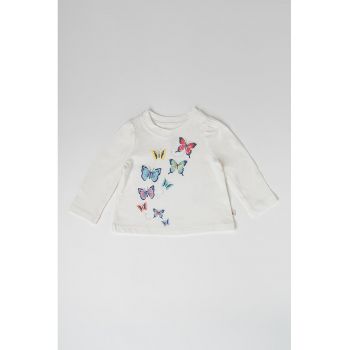Bluza cu imprimeu - din bumbac organic