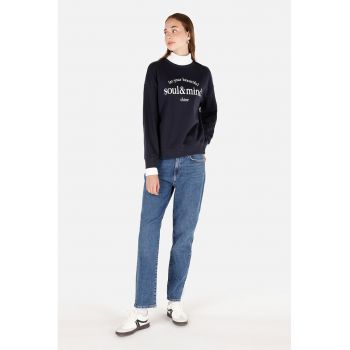 Bluza de trening cu guler inalt