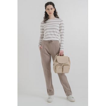 Bluza in dungi cu decolteu rotund