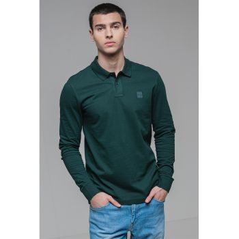 Bluza polo din amestec de bumbac