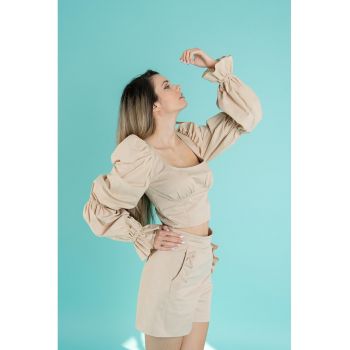 Pantaloni scurti cu volane Iris