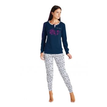 Pijamale dama maneci lungi - PPJ53064S