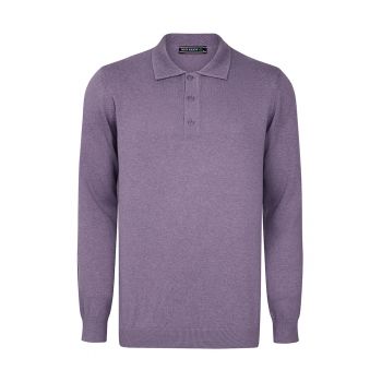 Pulover polo de bumbac