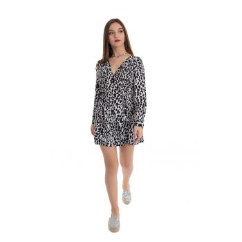Rochie cu croiala petrecuta si talie elastica Miranda