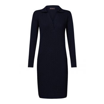 Rochie polo cu model torsade