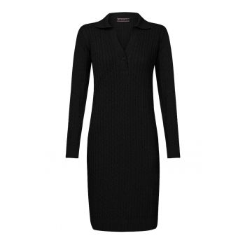 Rochie polo cu model torsade