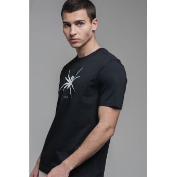 Tricou de bumbac cu imprimeu grafic