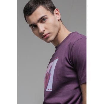Tricou de bumbac cu model grafic