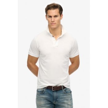 Tricou polo slim fit de bumbac