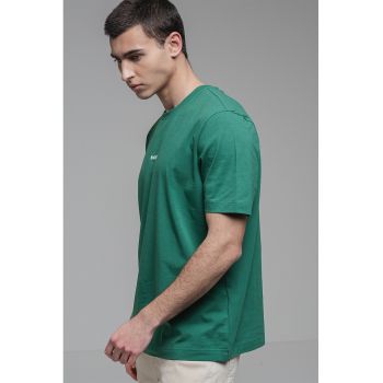 Tricou relaxed-fit cu decolteu la baza gatului Chup