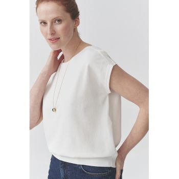 Bluza cu decolteu rotund