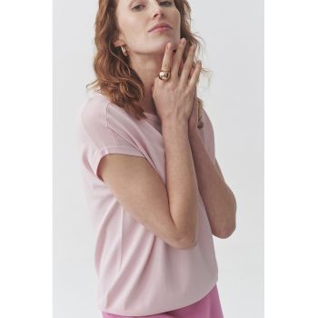 Bluza cu decolteu rotund
