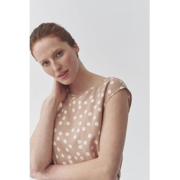 Bluza cu imprimeu cu buline