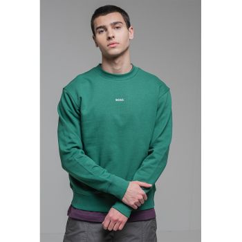 Bluza de trening cu detaliu cu logo discret