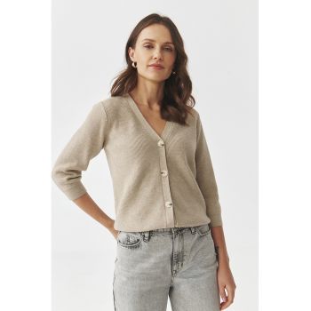 Cardigan cu decolteu in V