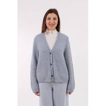 Cardigan lejer cu nasturi