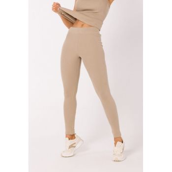 Colanti lungi din tricotaj cu nervuri -