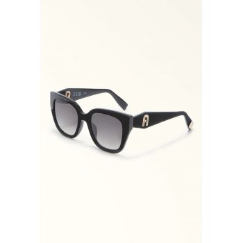Ochelari de soare cat-eye cu logo