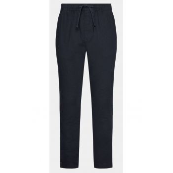 Pantaloni barbati -  303783341 - Albastru inchis - Bumbac