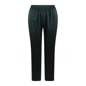 Pantaloni de pijama cu talie inalta