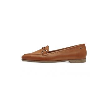 Pantofi loafer de piele cu detaliu metalic