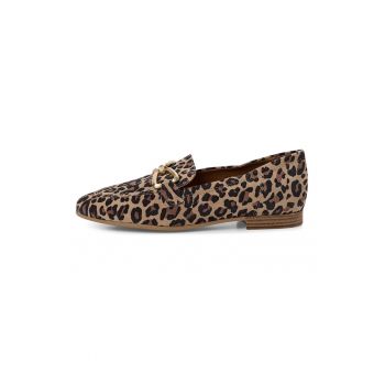 Pantofi loafer de piele intoarsa