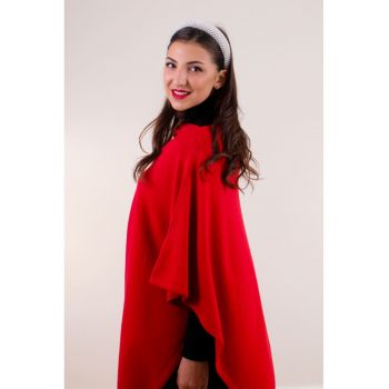 Poncho din amestec de lana
