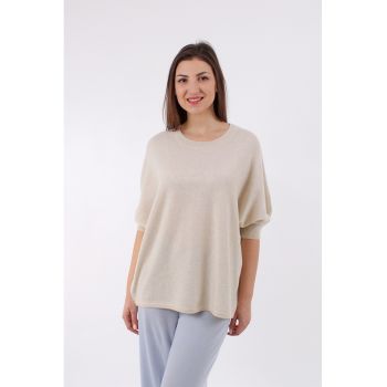 Pulover lejer din amestec de casmir si lana