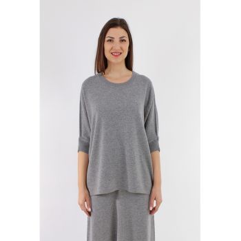 Pulover lejer din amestec de casmir si lana