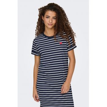 Rochie-tricou cu model in dungi
