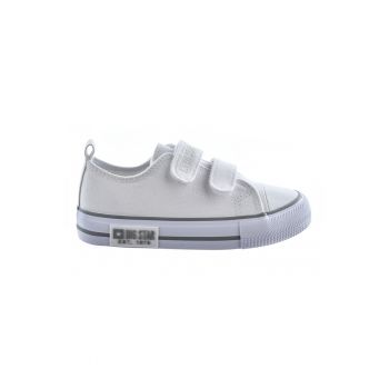 Tenisi din material textil cu velcro