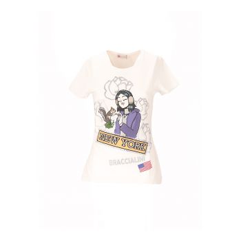 Tricou cu aplicatii cu strasuri