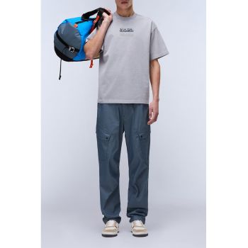 Tricou cu decolteu la baza gatului si logo Cortona