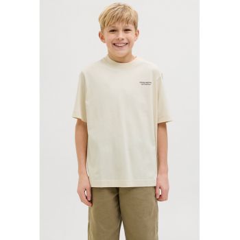 Tricou de bumbac cu imprimeu text