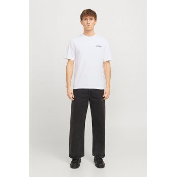 Tricou de bumbac cu logo discret