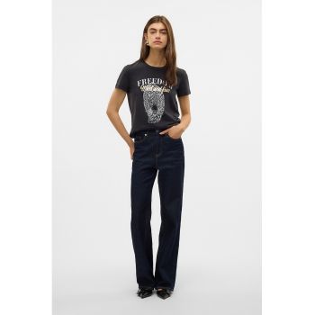 Tricou de bumbac organic cu imprimeu