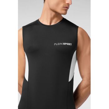 Tricou fara maneci slim fit
