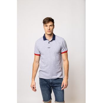 Tricou polo din bumbac pique Dilston