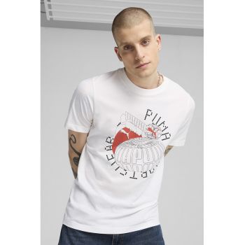 Tricou regular fit de bumbac cu model grafic