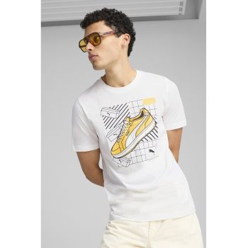 Tricou regular fit de bumbac cu model grafic