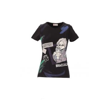 Tricou slim fit cu imprimeu