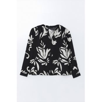 Bluza cu decolteu in V si model