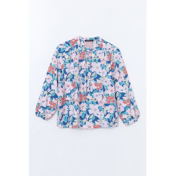 Bluza lejera cu imprimeu floral