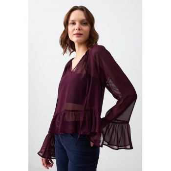 Bluza semitransparenta