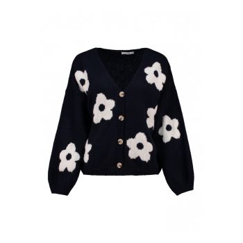 Cardigan cu model floral ieftin