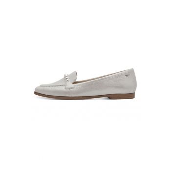 Pantofi loafer uni de piele