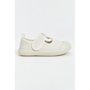Pantofi Mary Jane din material textil