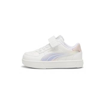 Pantofi sport de piele ecologica cu velcro