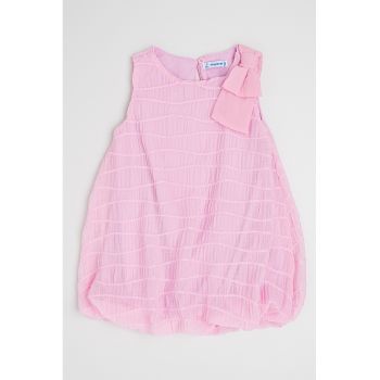 Rochie evazata cu aplicatie funda
