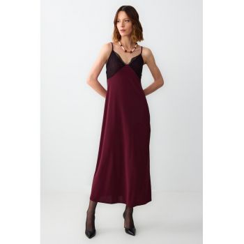 Rochie maxi cu bretele subtiri